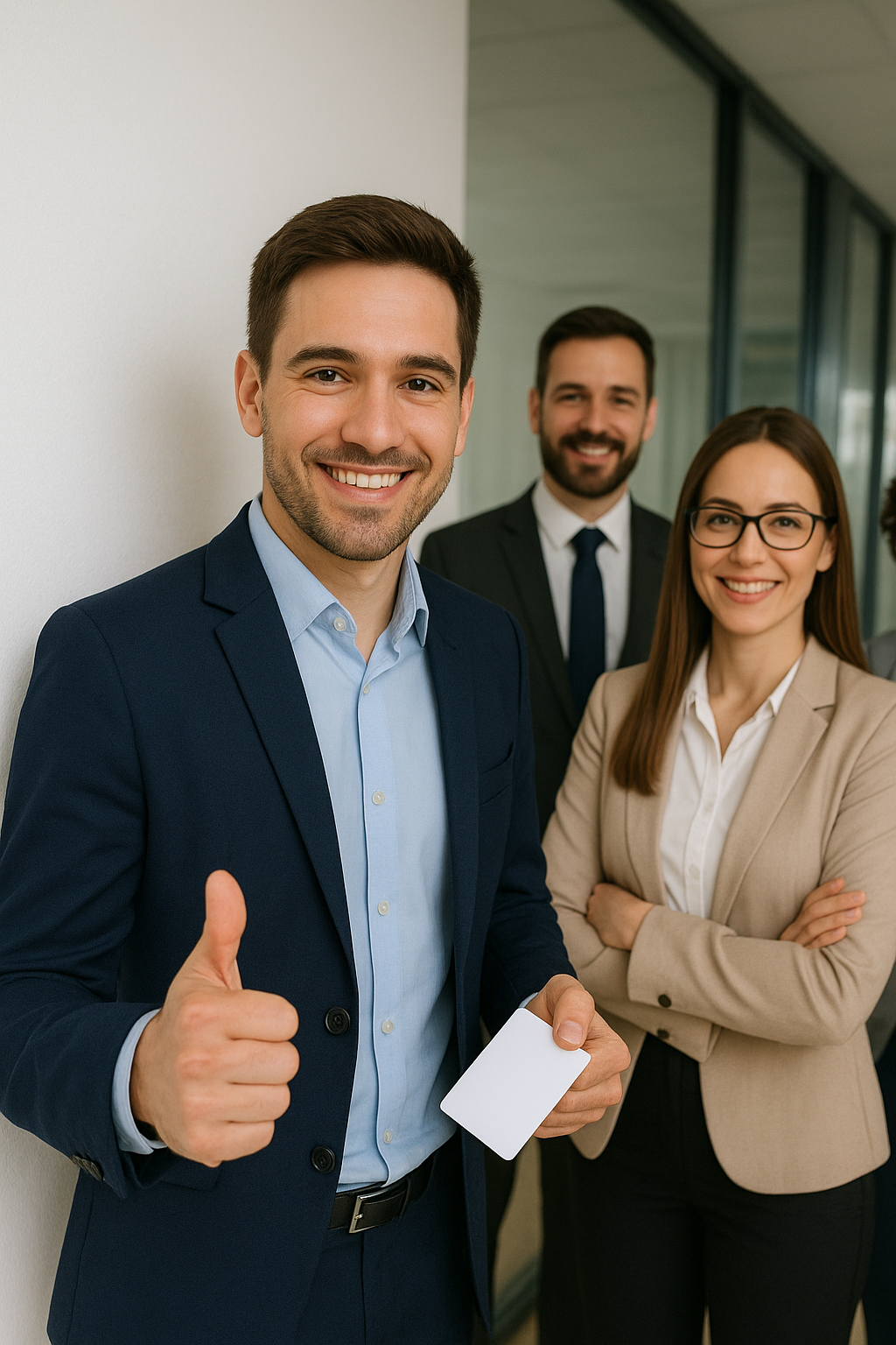 Empleado fichando con dispositivo de control horario PUNCTO